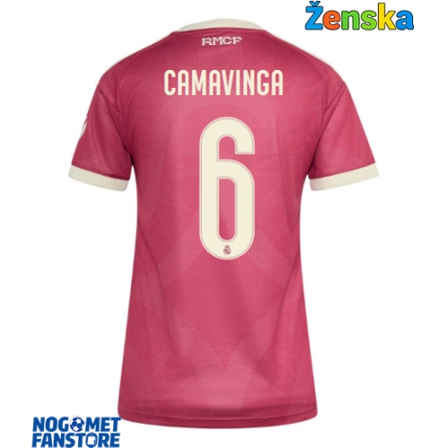 Real Madrid Eduardo Camavinga #6 Rezervni Dres za Ženska 2026-27 Kratak Rukav